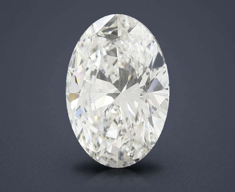 3.72 Carat Oval Lab Diamond