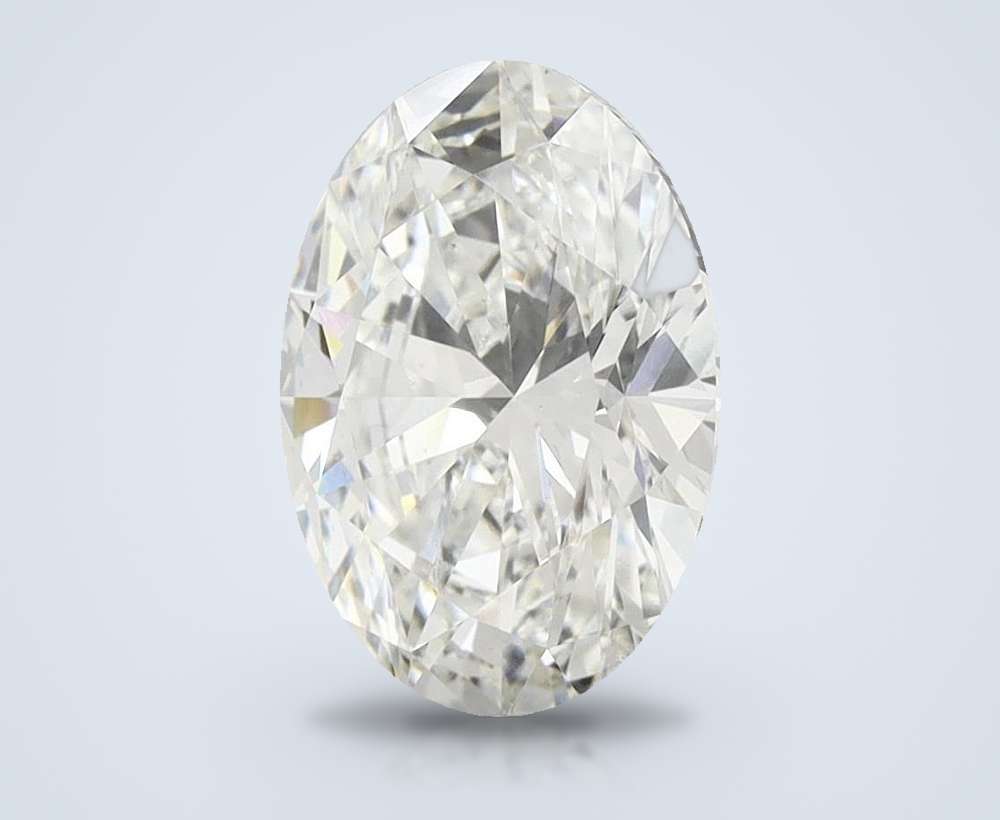 3.72 Carat Oval Lab Diamond