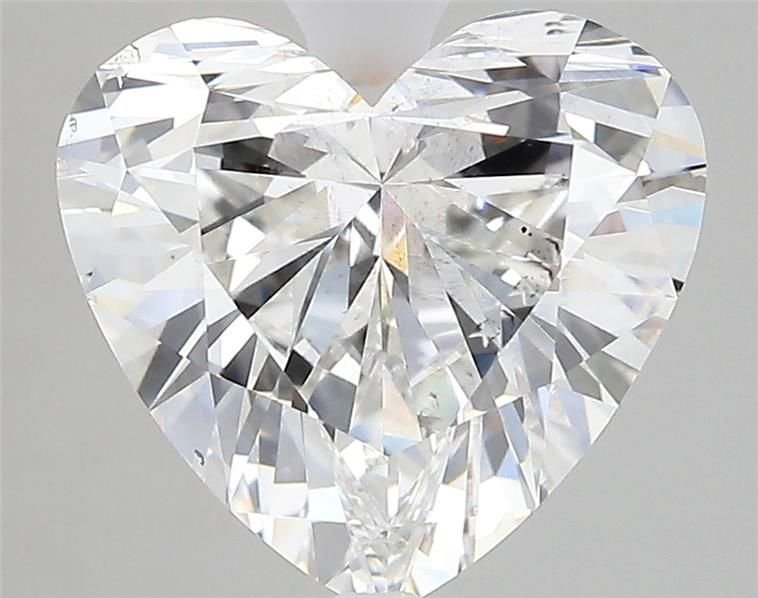 3.08ct H SI1 Rare Carat Ideal Cut Heart Lab Grown Diamond