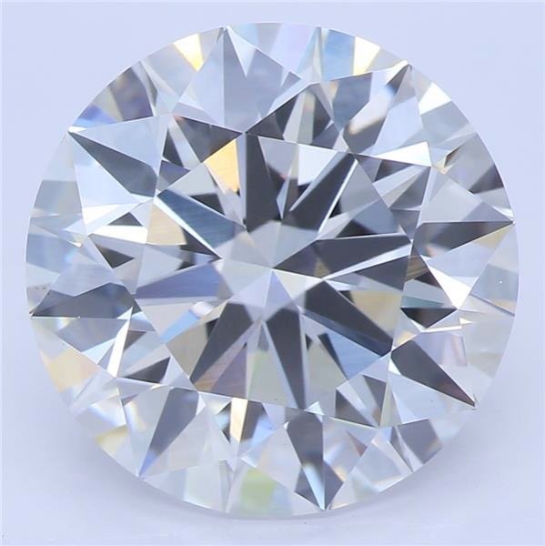 5.05ct E VVS2 Rare Carat Ideal Cut Round Lab Grown Diamond