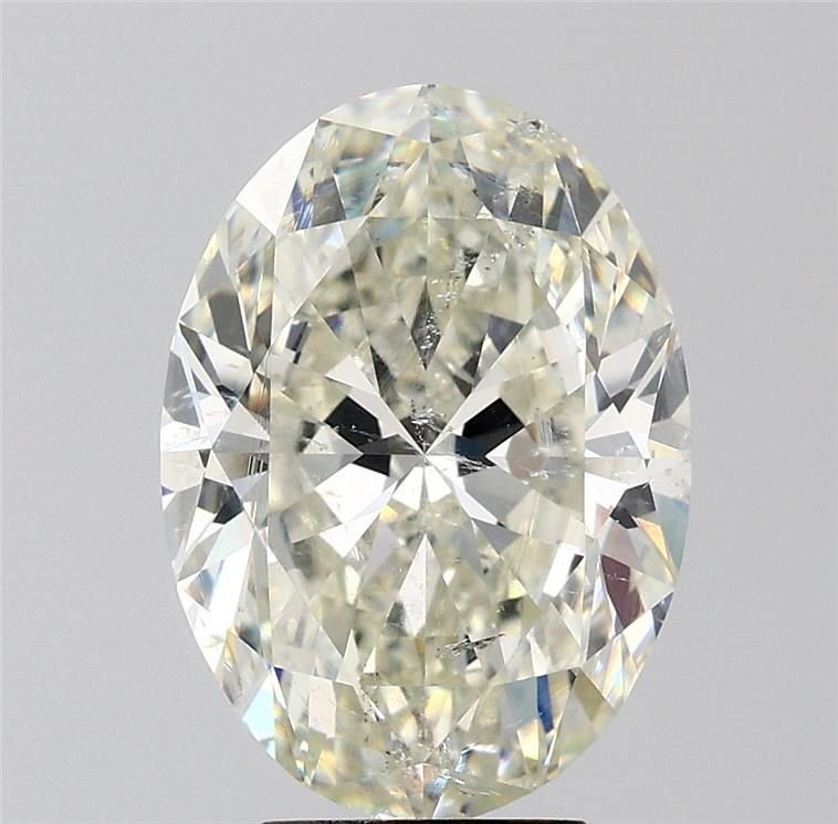 5.01ct I SI2 Rare Carat Ideal Cut Oval Diamond