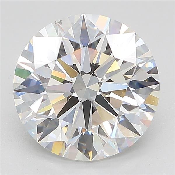 2.65ct E VS2 Rare Carat Ideal Cut Round Lab Grown Diamond