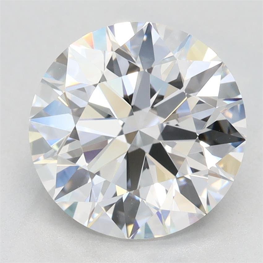 2.37ct D VVS2 Rare Carat Ideal Cut Round Lab Grown Diamond