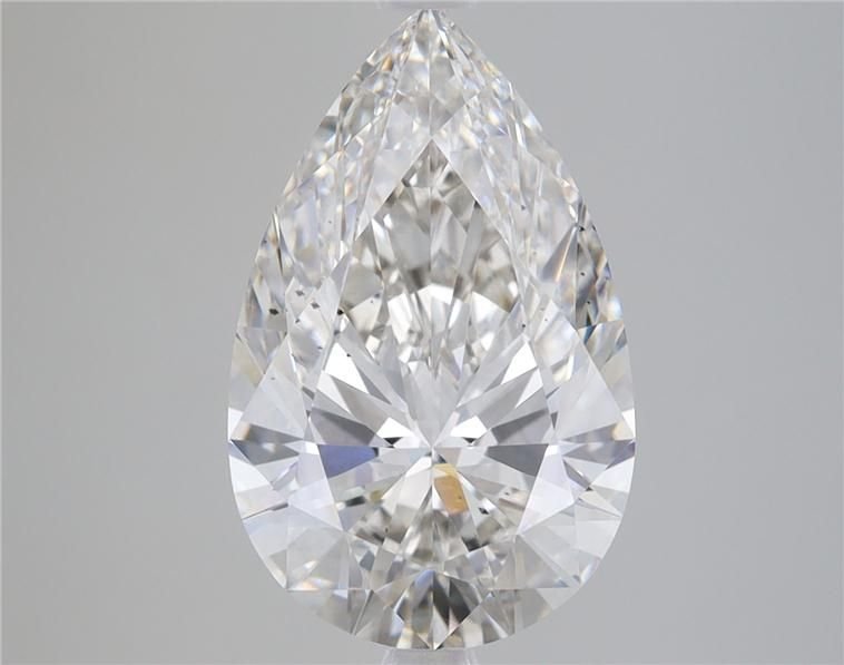 3.01ct H SI1 Rare Carat Ideal Cut Pear Lab Grown Diamond