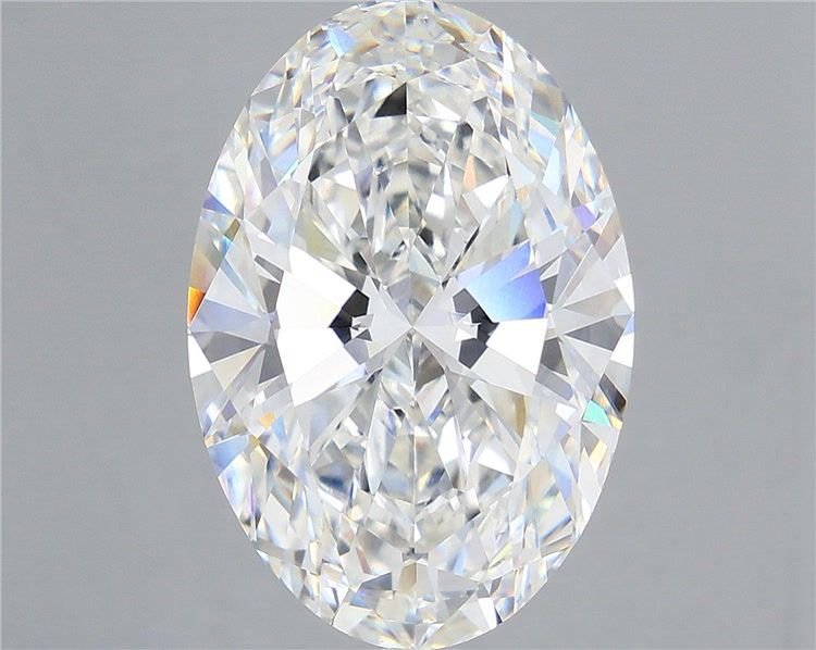 12.57ct F VVS2 Rare Carat Ideal Cut Oval Lab Grown Diamond