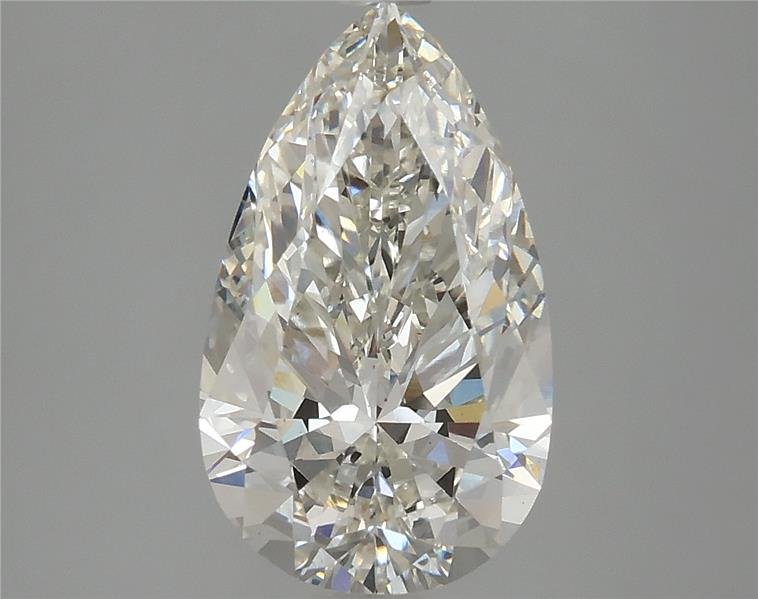 2.64ct H VS2 Rare Carat Ideal Cut Pear Lab Grown Diamond