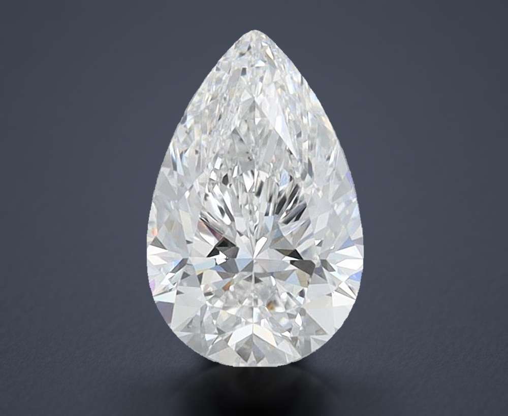 1.00 Carat Pear Lab Diamond