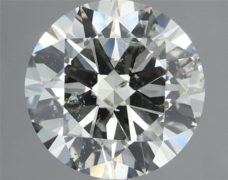 3.23ct K SI2 Excellent Cut Round Diamond