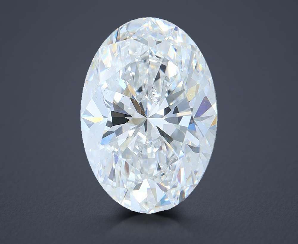 3.50 Carat Oval Lab Diamond