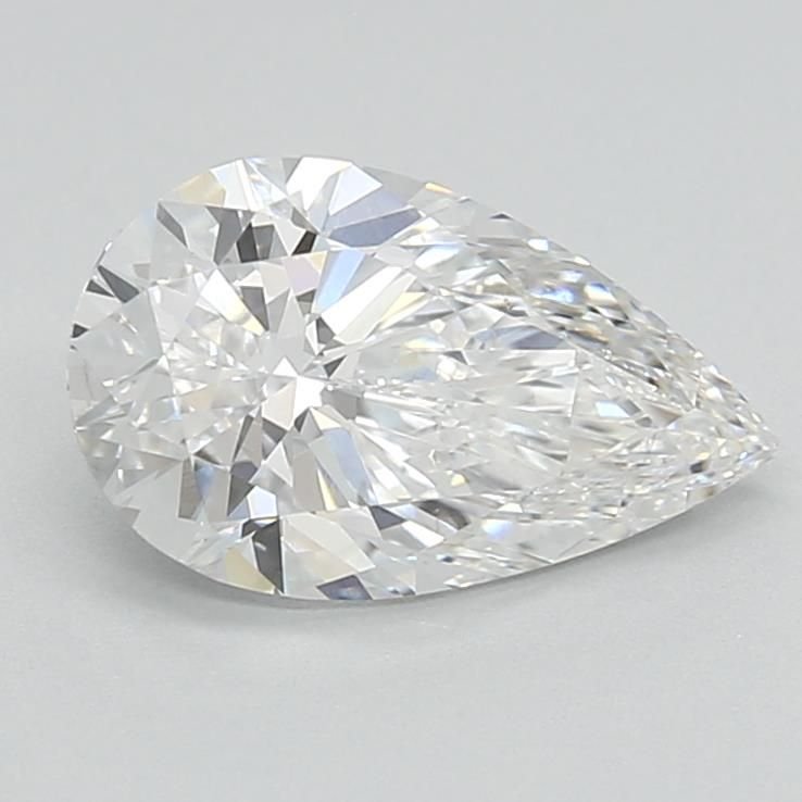 1.43ct E VS1 Rare Carat Ideal Cut Pear Lab Grown Diamond