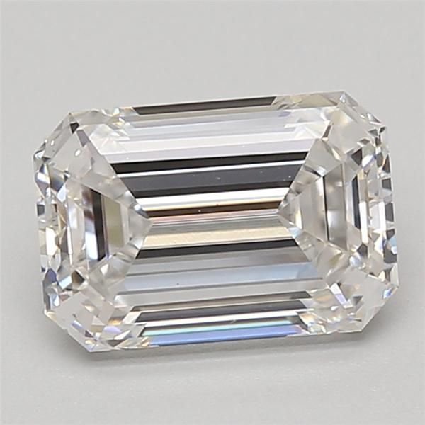 2.59ct E VS1 Rare Carat Ideal Cut Emerald Lab Grown Diamond