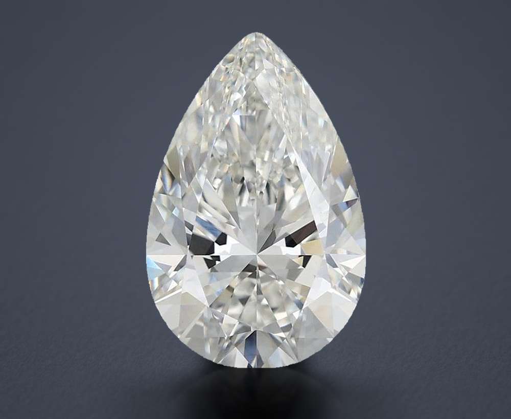 4.57 Carat Pear Lab Diamond
