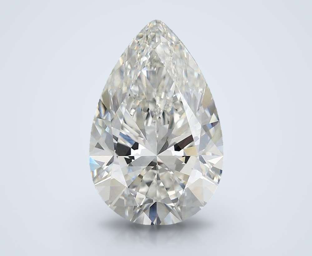 4.57 Carat Pear Lab Diamond