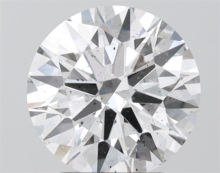 3.01ct F SI2 Rare Carat Ideal Cut Round Lab Grown Diamond