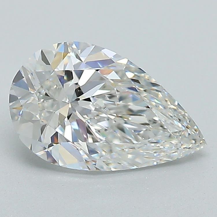 1.35ct E VS1 Rare Carat Ideal Cut Pear Lab Grown Diamond