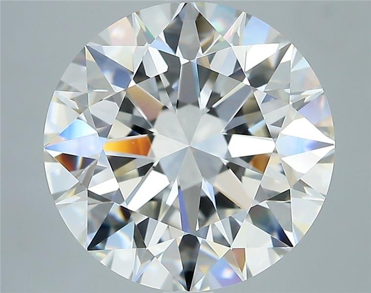 6.01ct I VVS2 Rare Carat Ideal Cut Round Diamond