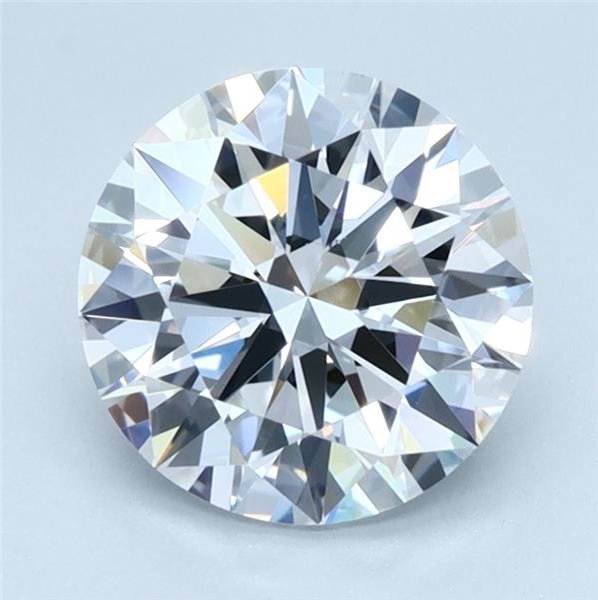1.67ct D VVS2 Rare Carat Ideal Cut Round Lab Grown Diamond