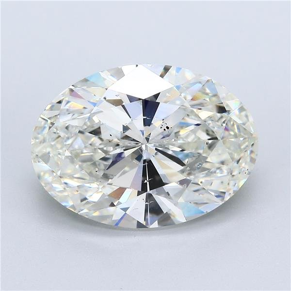 10.04ct J SI2 Excellent Cut Oval Diamond