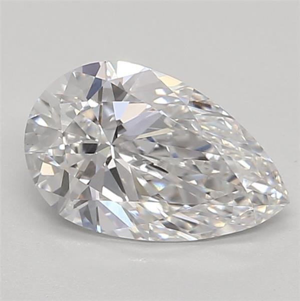 0.95ct E VVS2 Rare Carat Ideal Cut Pear Lab Grown Diamond