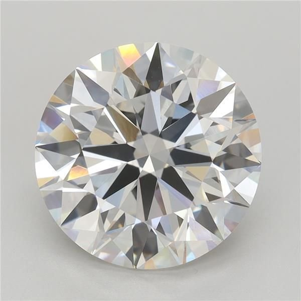4.08ct E VVS2 Rare Carat Ideal Cut Round Lab Grown Diamond