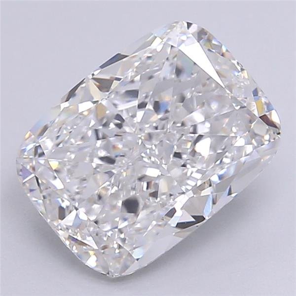 3.30ct E VVS2 Very Good Cut Cushion Lab Grown Diamond