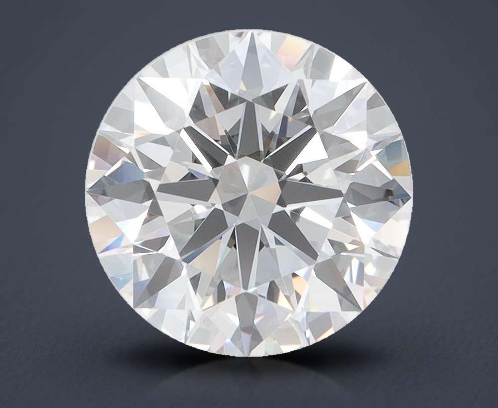 4.09 Carat Round Lab Diamond