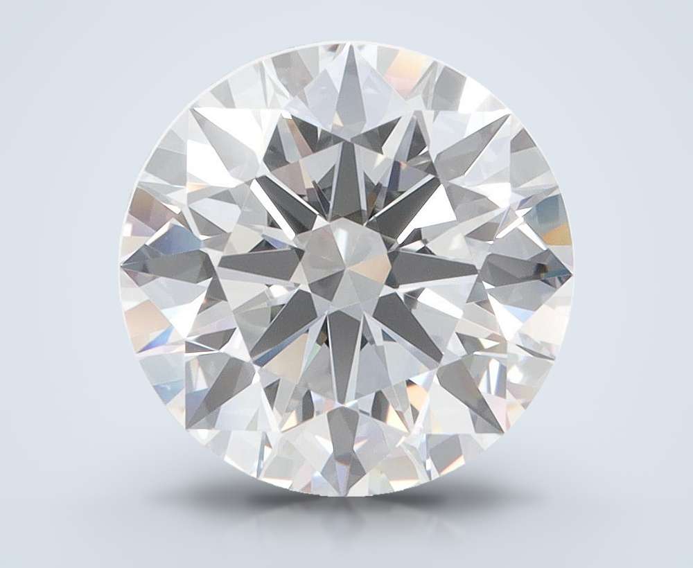 4.09 Carat Round Lab Diamond