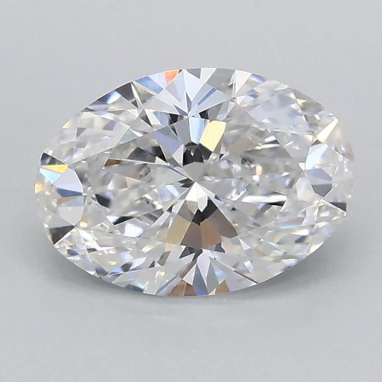 1.09ct D VVS2 Rare Carat Ideal Cut Oval Lab Grown Diamond