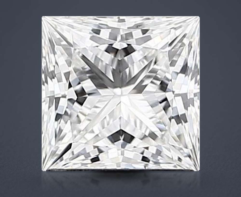 1.54 Carat Princess Lab Diamond