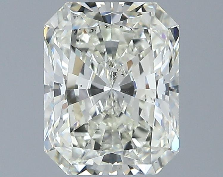 2.01ct K SI2 Rare Carat Ideal Cut Radiant Diamond