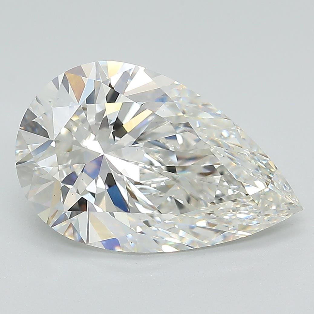 3.58ct G VS2 Rare Carat Ideal Cut Pear Lab Grown Diamond