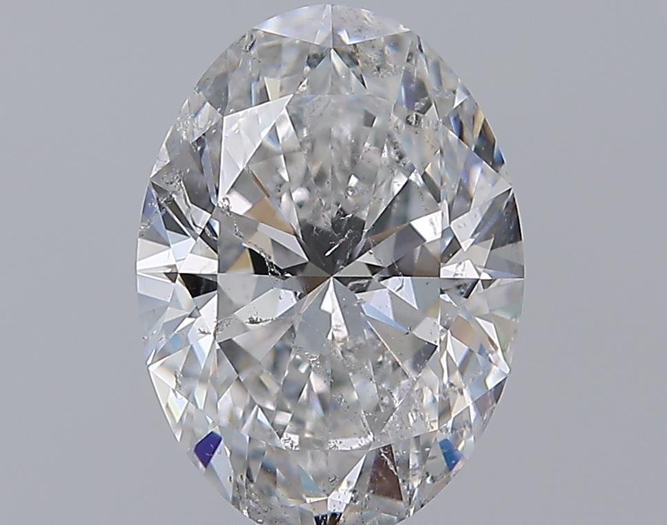 3.51ct E SI2 Rare Carat Ideal Cut Oval Diamond