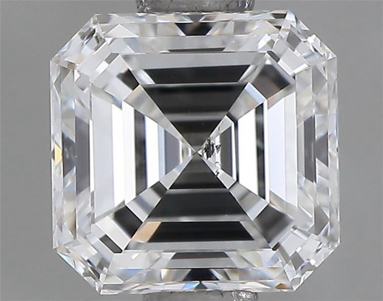 0.70ct F SI1 Very Good Cut Asscher Diamond