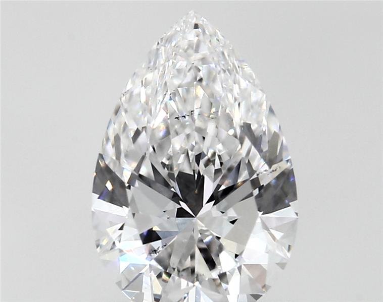 0.67ct E VS2 Rare Carat Ideal Cut Pear Lab Grown Diamond