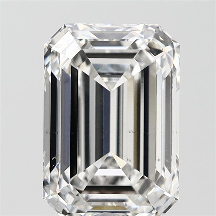 2.64ct H VS2 Rare Carat Ideal Cut Asscher Lab Grown Diamond