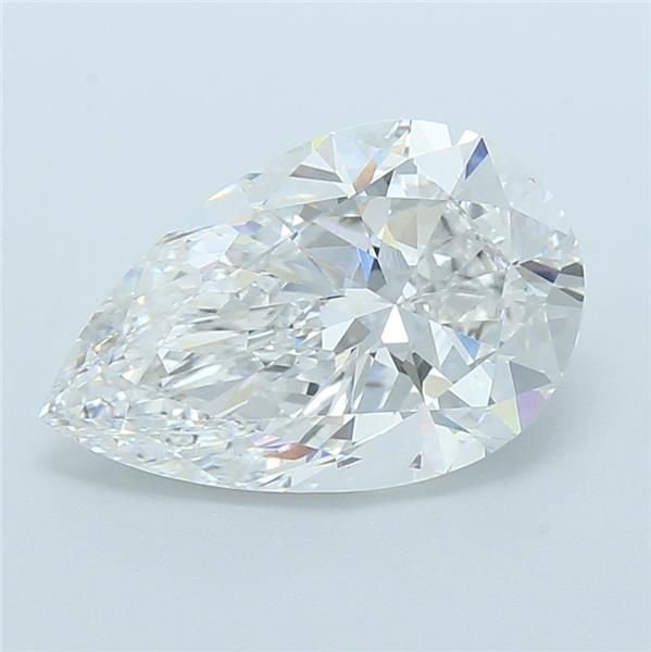 5.00 Carat Pear Lab Diamond