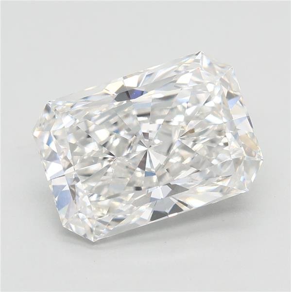 3.08ct F VVS1 Rare Carat Ideal Cut Radiant Lab Grown Diamond