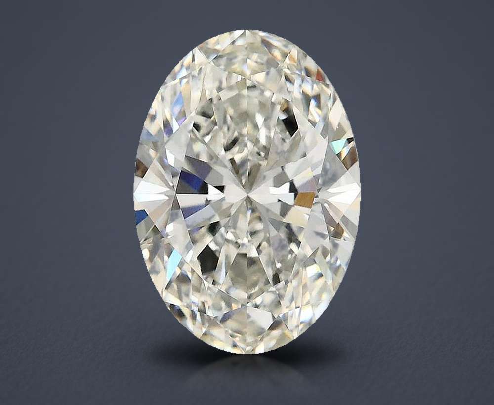 3.81 Carat Oval Lab Diamond