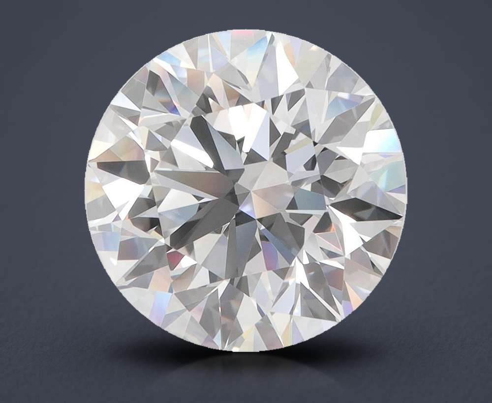 5.74 Carat Round Lab Diamond