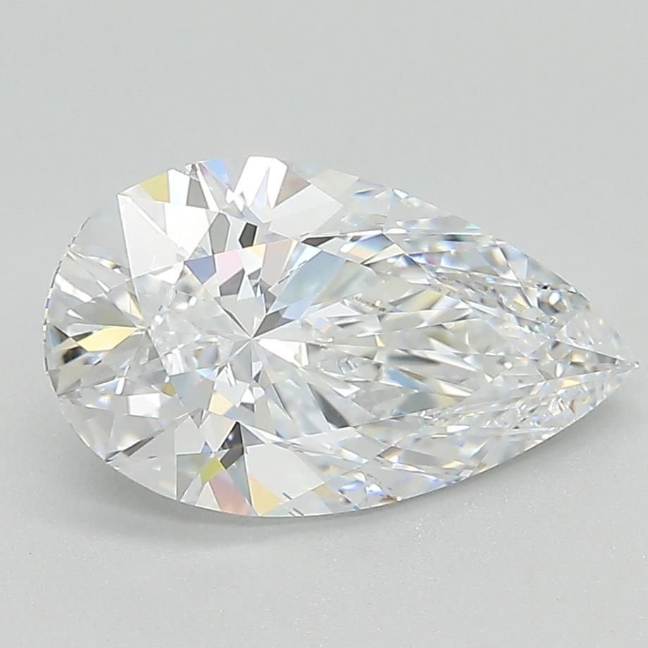 2.21ct F SI1 Very Good Cut Pear Lab Grown Diamond