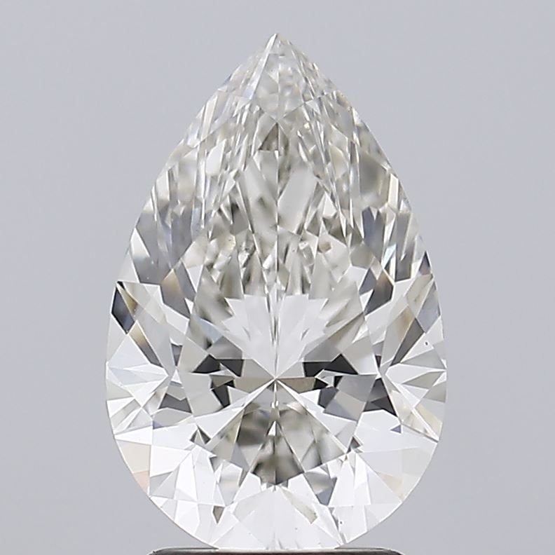 1.84ct I VS1 Rare Carat Ideal Cut Pear Lab Grown Diamond