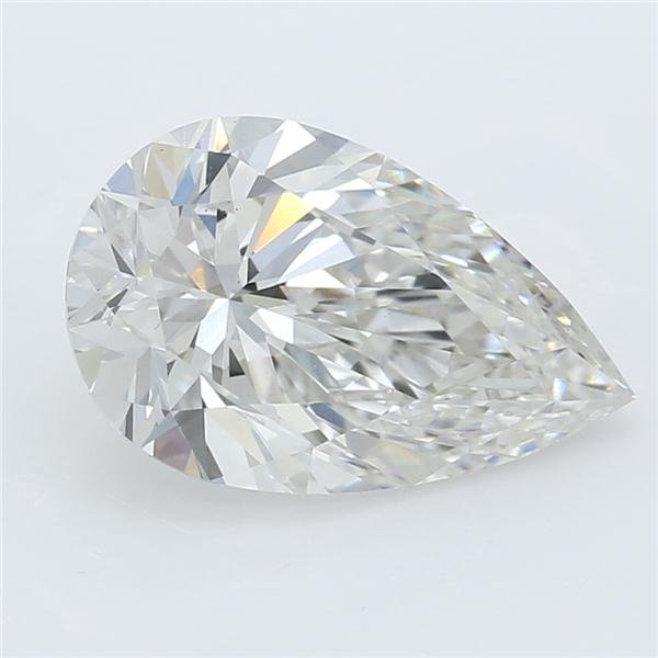 1.39ct H VS1 Rare Carat Ideal Cut Pear Lab Grown Diamond