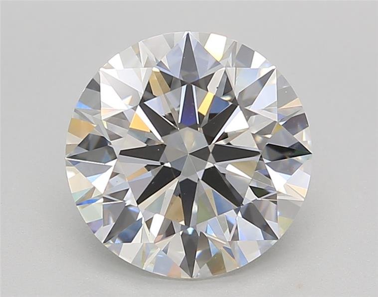 3.02ct F VS1 Rare Carat Ideal Cut Round Lab Grown Diamond