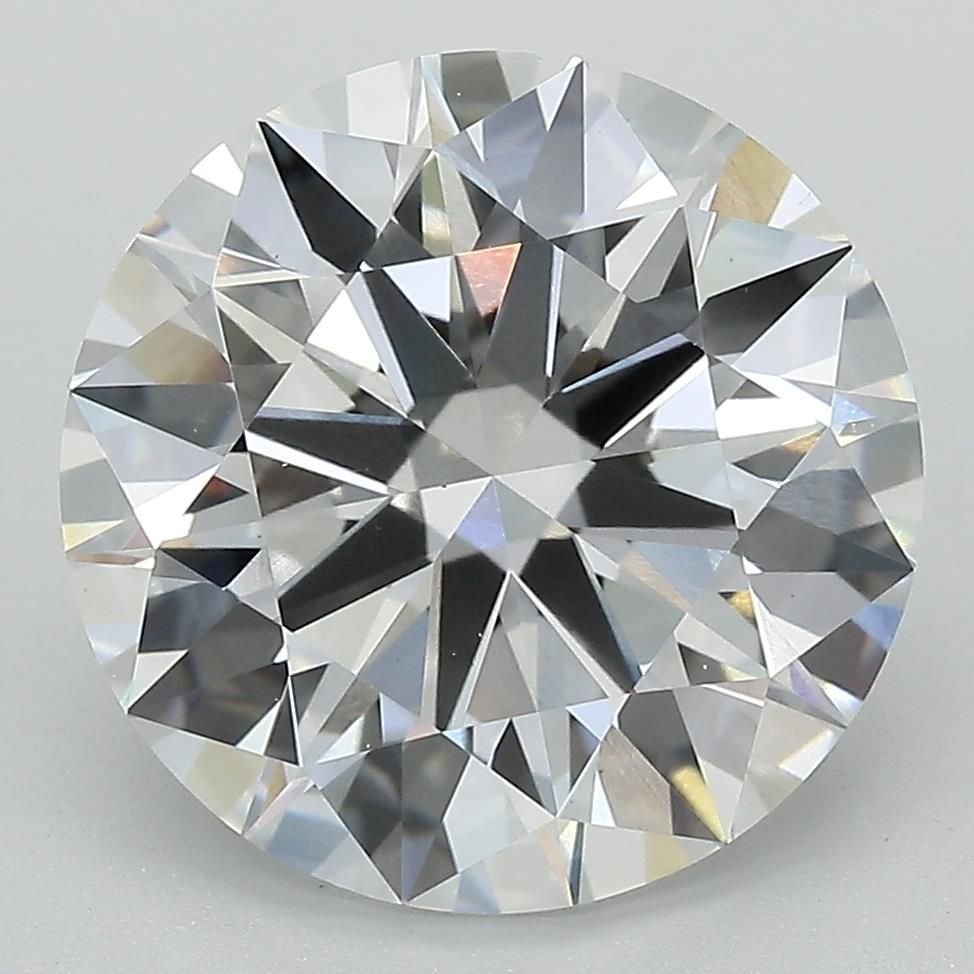 6.19ct E VS2 Rare Carat Ideal Cut Round Lab Grown Diamond