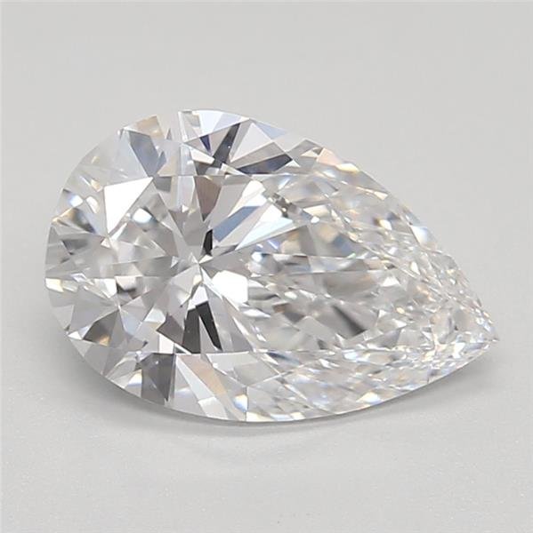 1.50ct D VS2 Rare Carat Ideal Cut Pear Lab Grown Diamond