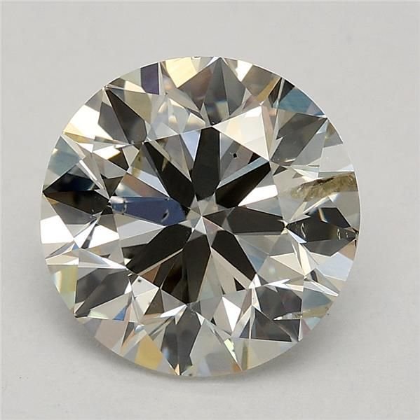 2.01ct J SI2 Excellent Cut Round Lab Grown Diamond