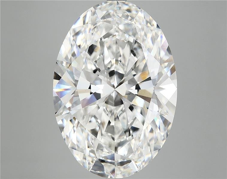 11.38ct F VS1 Rare Carat Ideal Cut Oval Lab Grown Diamond