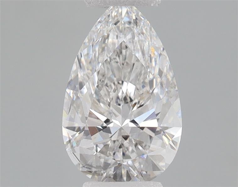 0.76ct E SI1 Rare Carat Ideal Cut Pear Lab Grown Diamond