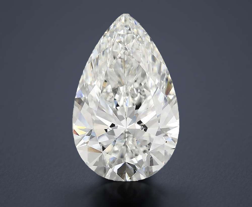 5.70 Carat Pear Lab Diamond