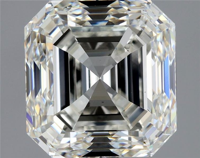 3.01ct H VS1 Very Good Cut Asscher Diamond